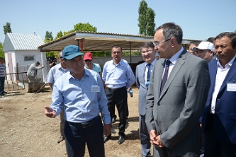 Глава Минсельхоза Казахстана посетил Кызылординскую область