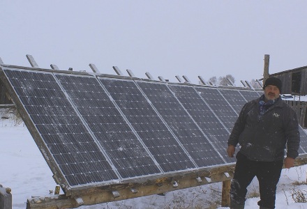 В Красноярском крае фермер установил у себя в хозяйстве солнечные батареи